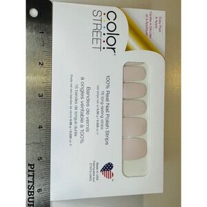 Color Street Lady Lilac 100% Real Nail Polish Strips 16 Long Lasting Easy Apply